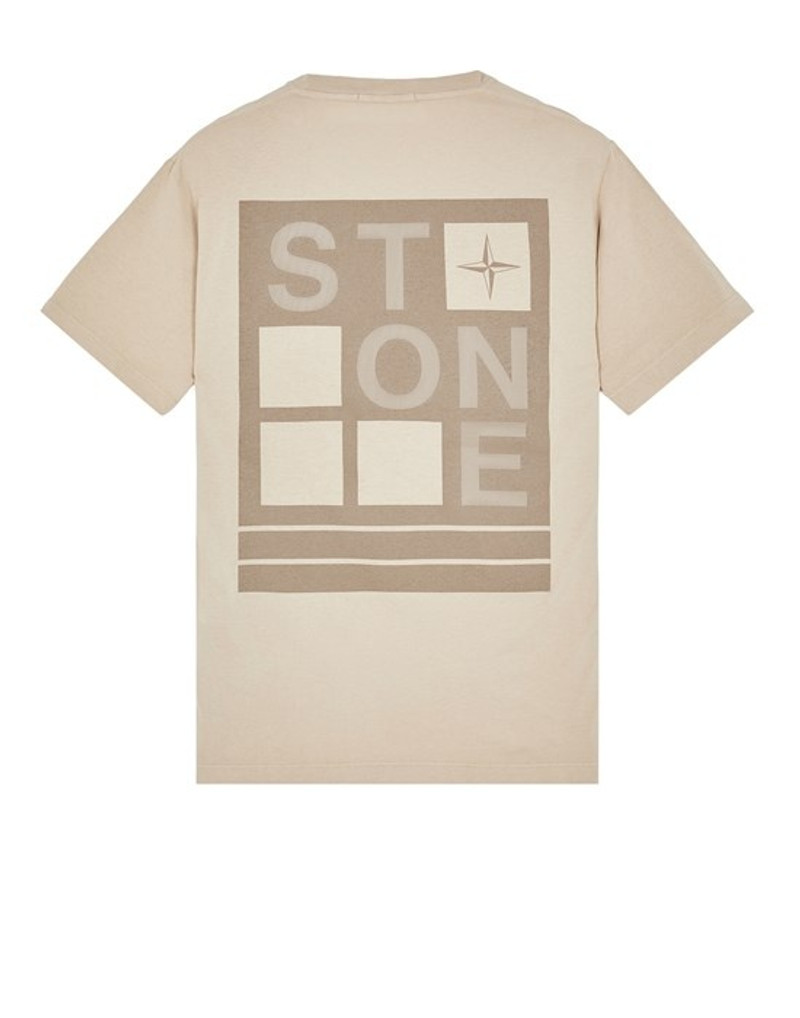Stone Island 2NS94 'ABBREVIATION THREE' PRINT DOVE GRAY outlook