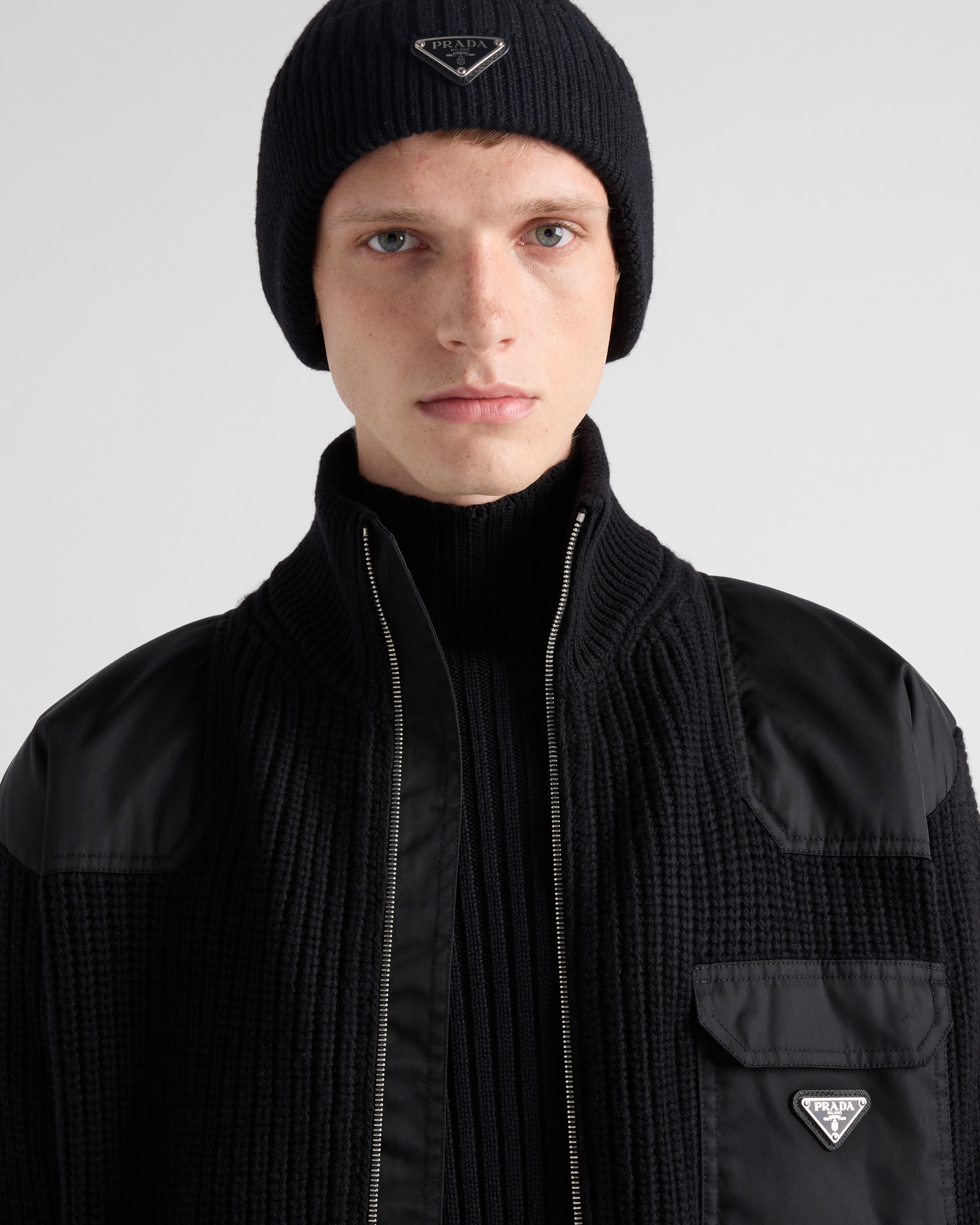 Wool mock turtleneck sweater - 4
