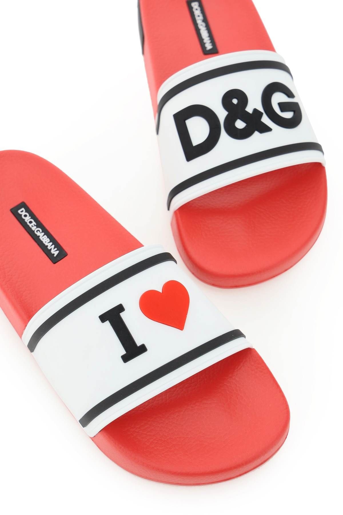 'I LOVE DG' RUBBER SLIDES - 4