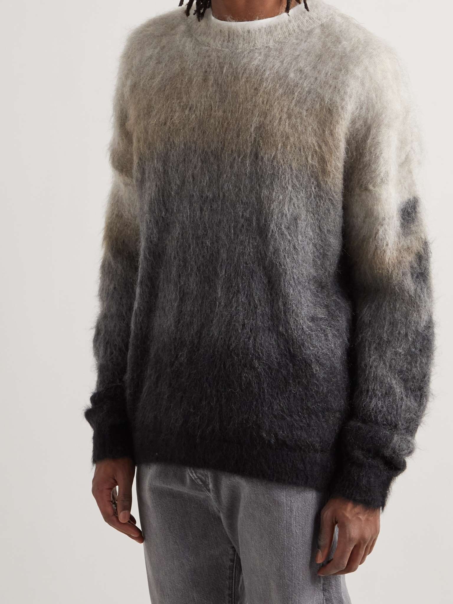 Dégradé Brushed Mohair-Blend Sweater - 4