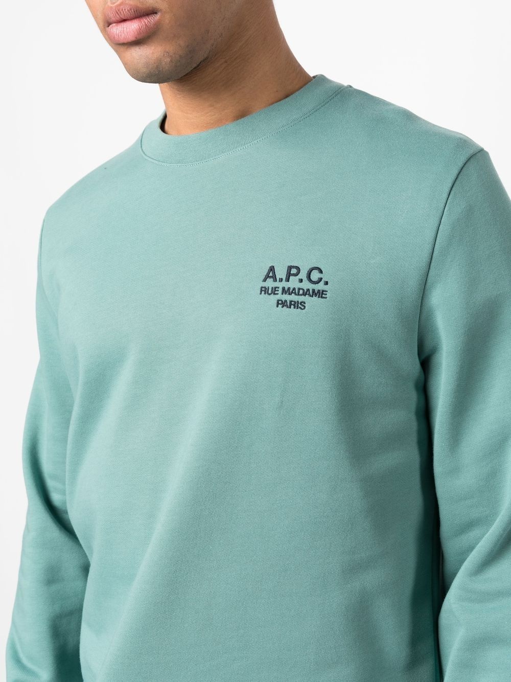 logo-embroidered sweatshirt - 5