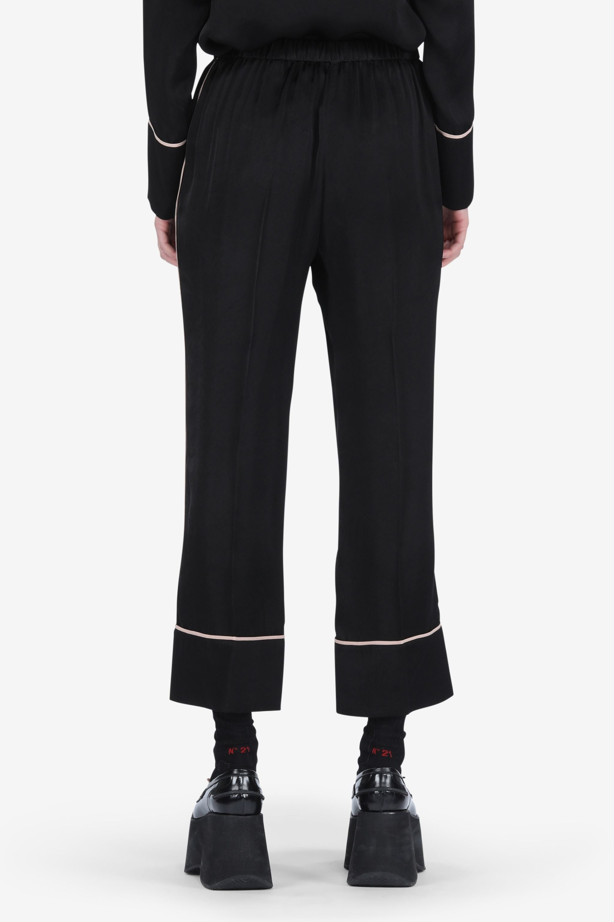 CROPPED STRAIGHT-LEG TROUSERS - 2