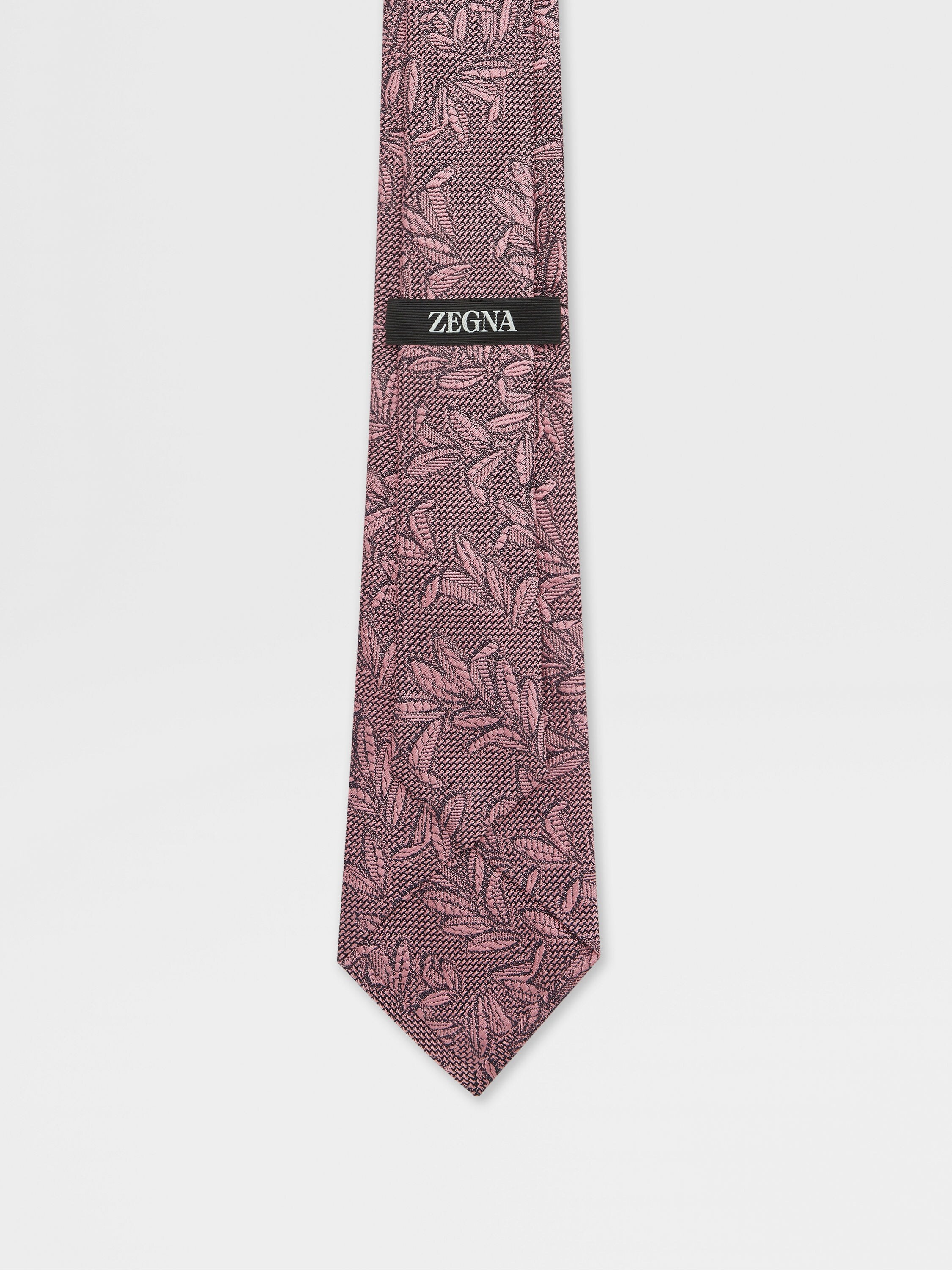 PINK SILK TIE - 3