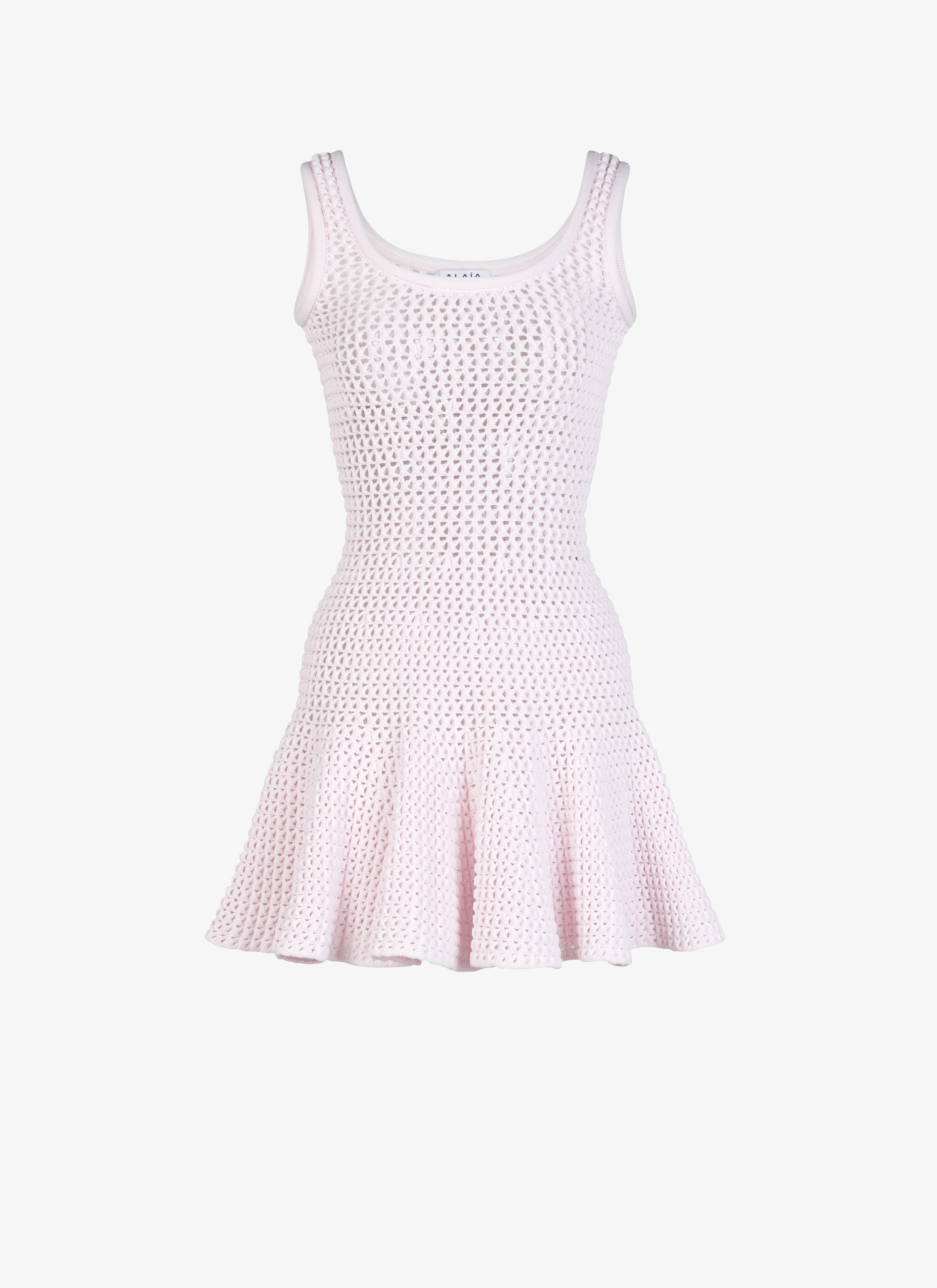 Alaïa 3D WAFFLE SKATER DRESS | REVERSIBLE