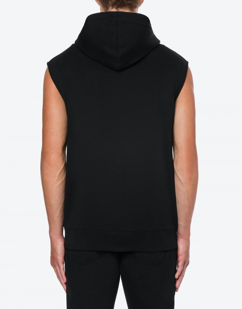 METALLIC LOGO ORGANIC FLEECE VEST 3