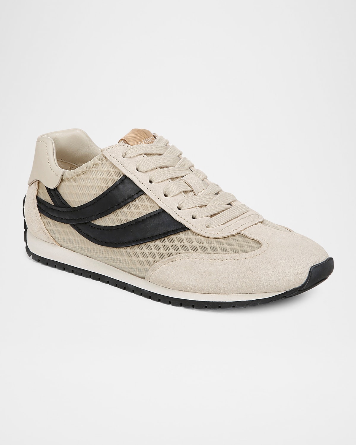 Oasis Net Leather Low-Top Sneakers - 3