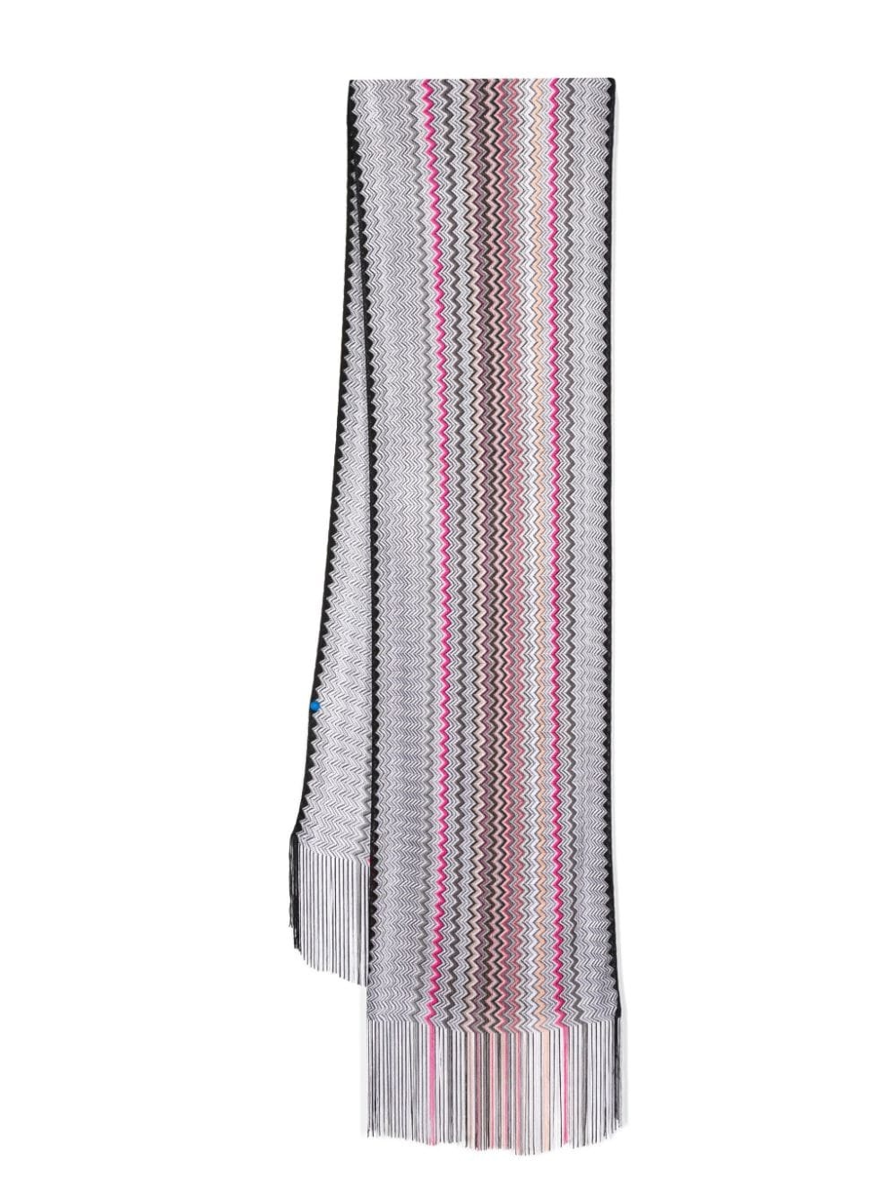 zigzag-woven scarf - 1