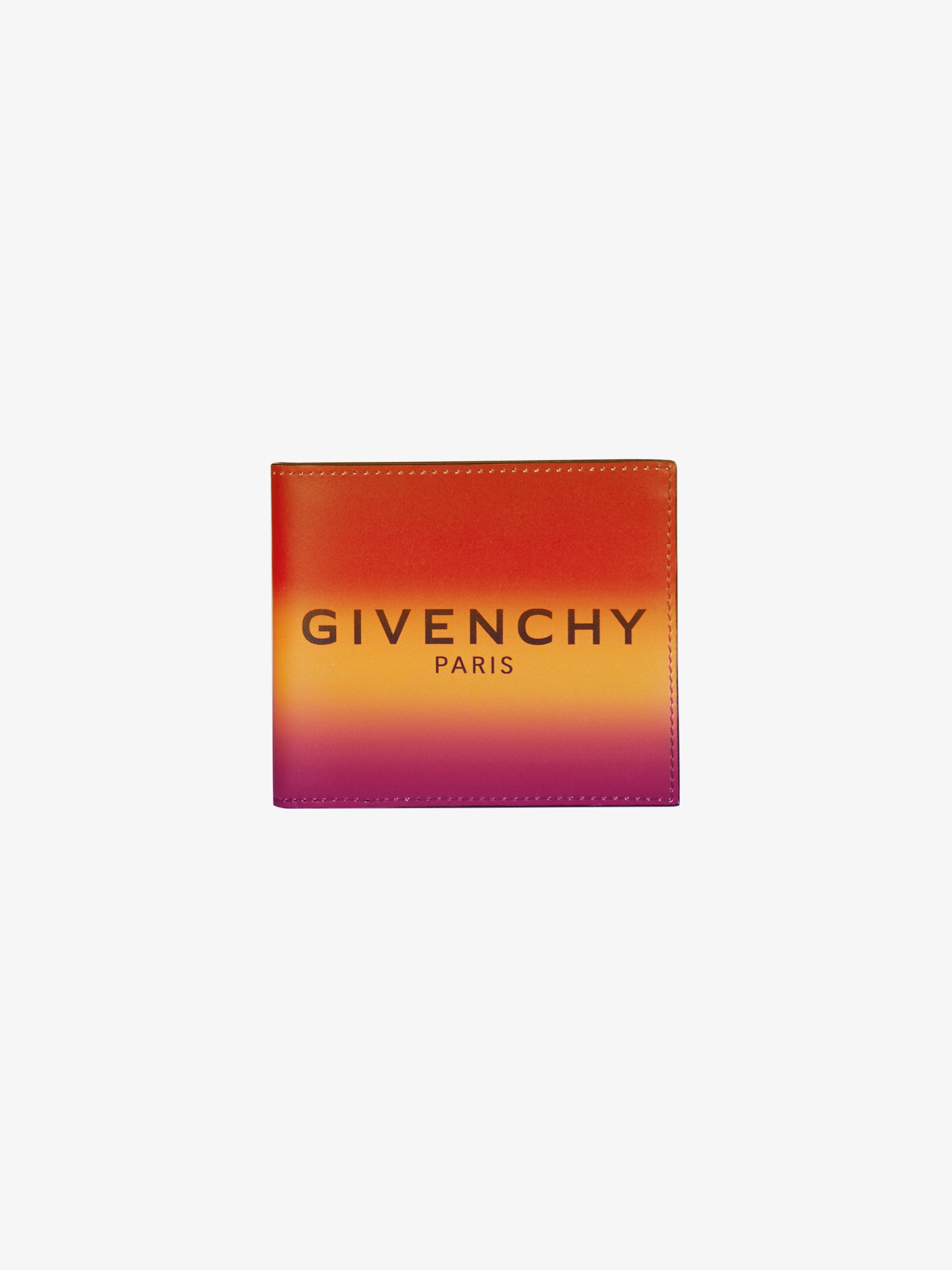 GIVENCHY PARIS wallet in faded effect leather - 1