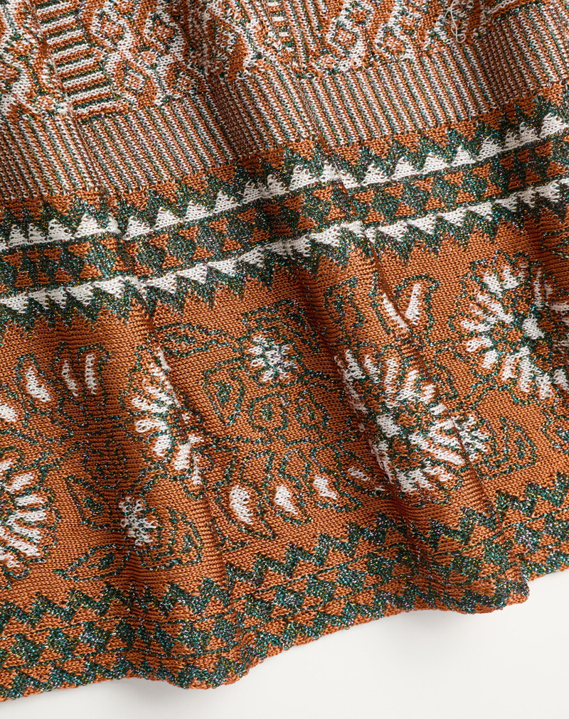 KNITTED SKIRT WITH LUREX JACQUARD PATTERN 7