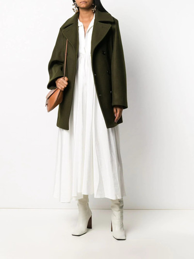 Jil Sander double-breasted coat outlook