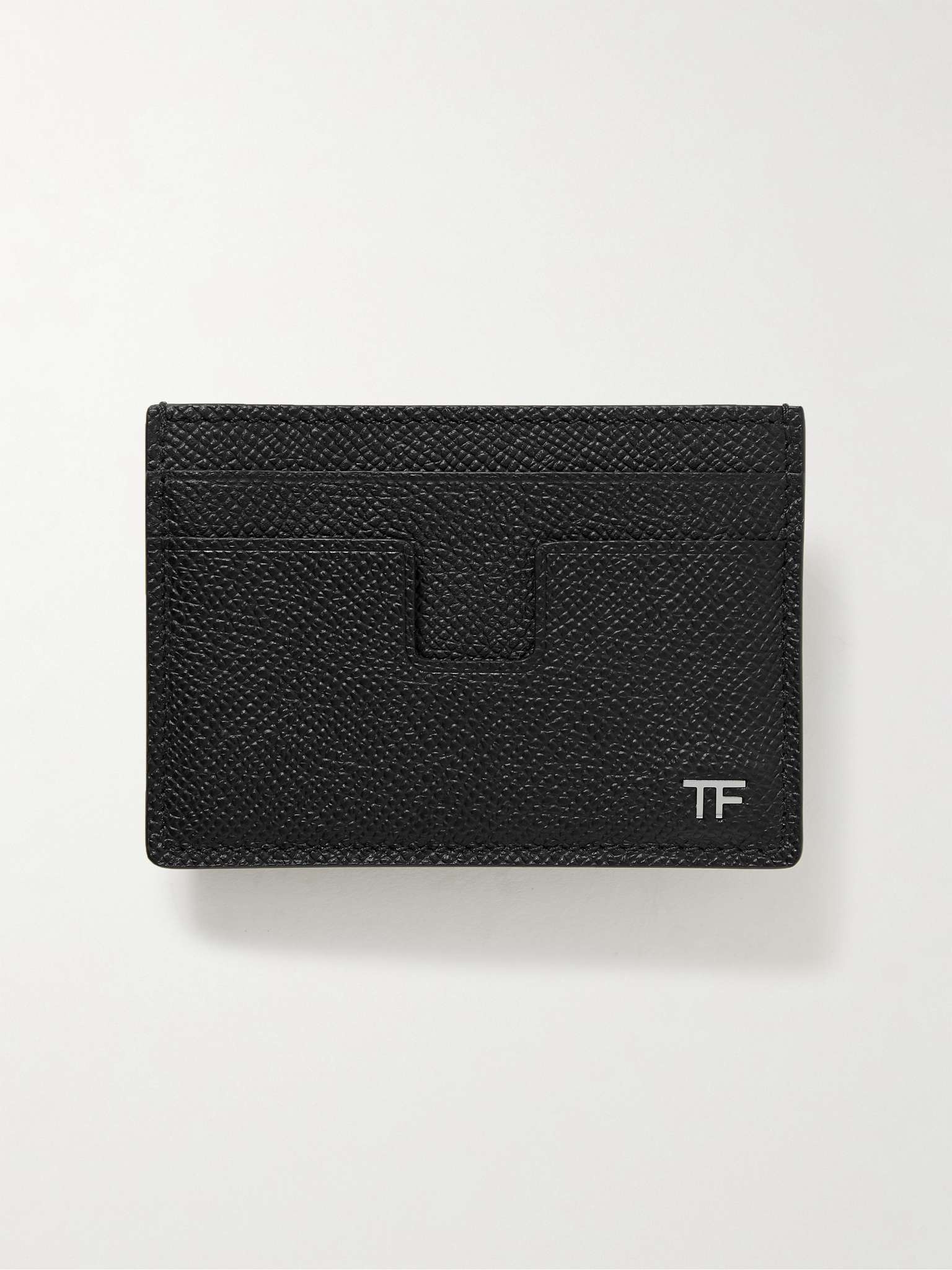 Full-Grain Leather Cardholder with Money Clip - 1