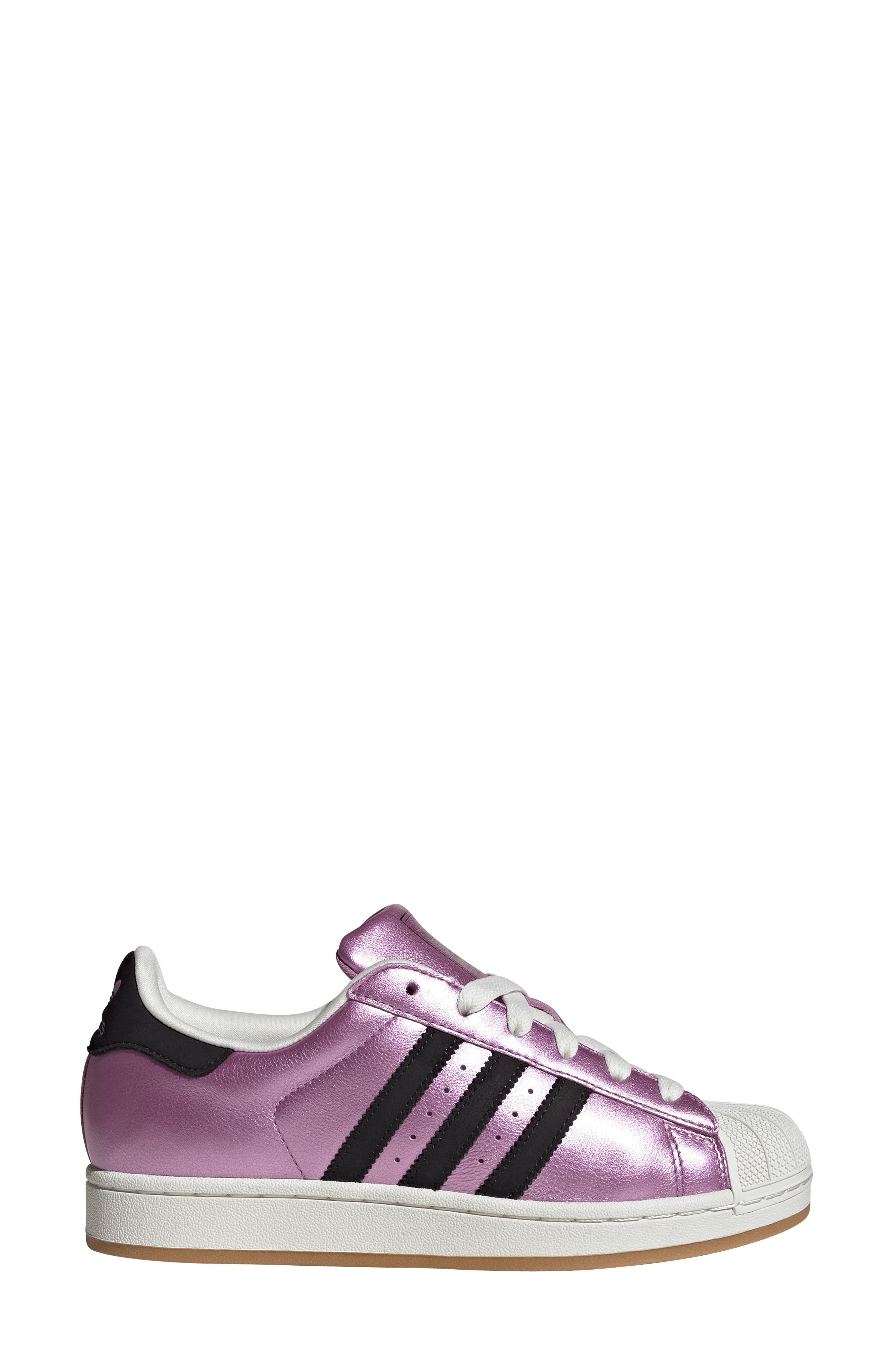 adidas Superstar II Sneaker in Purple/Black/Off White at Nordstrom - 3