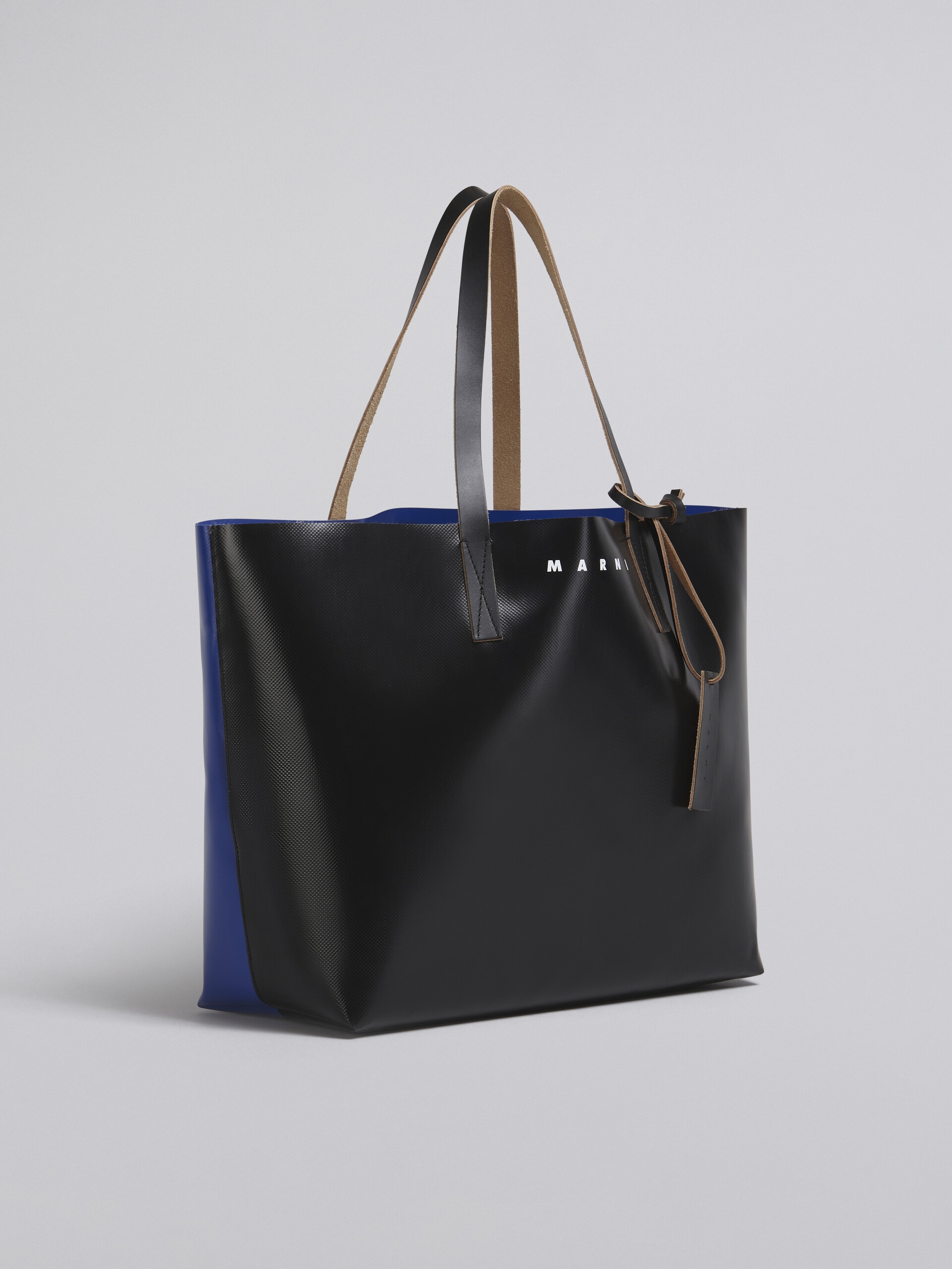BLACK AND BLUE TRIBECA SHOPPING BAG - 5