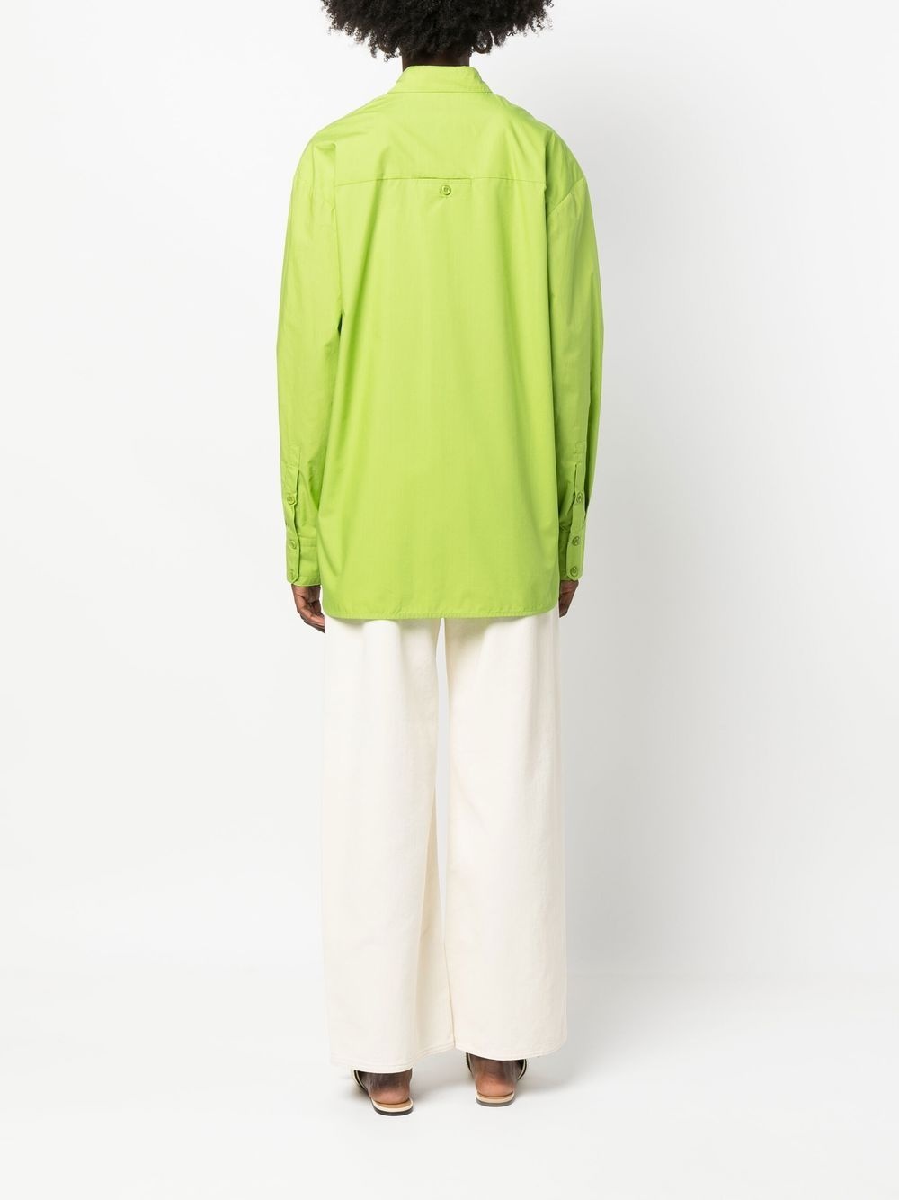 wrap-around asymmetric shirt - 4