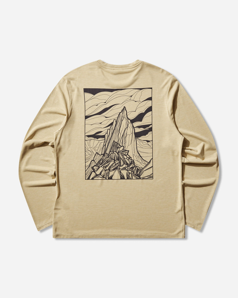 Patagonia Men's Capilene Cool Daily Longsleeve Shirt Cloud Crag Limestone Yellow outlook