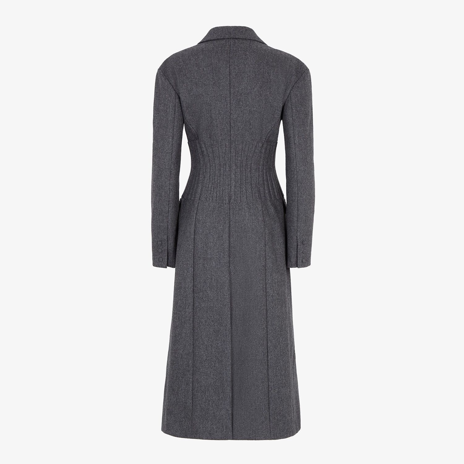 Gray cashmere coat - 2