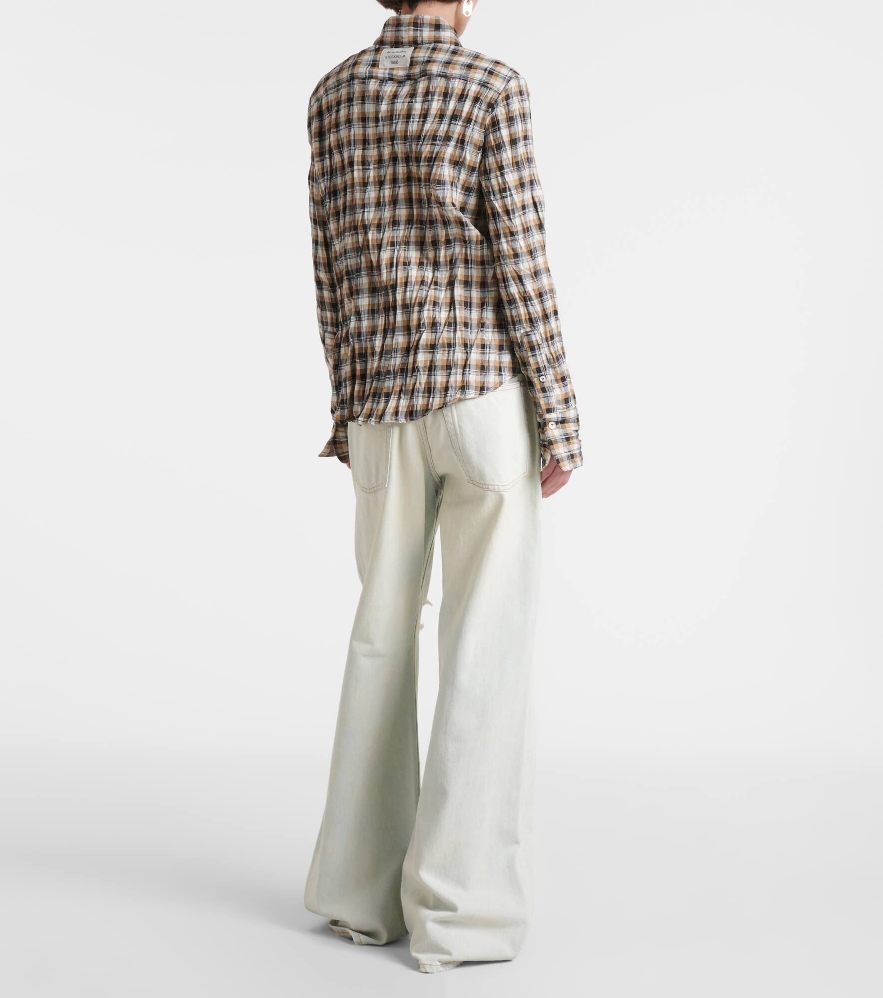 Logo check shirt - 3