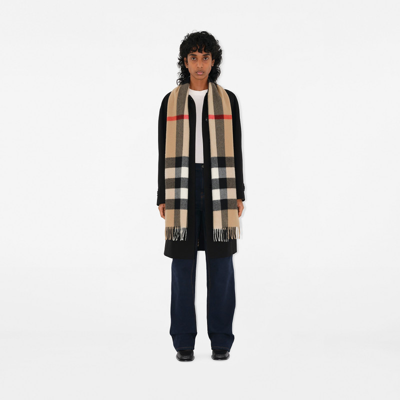 Check Cashmere Scarf 4