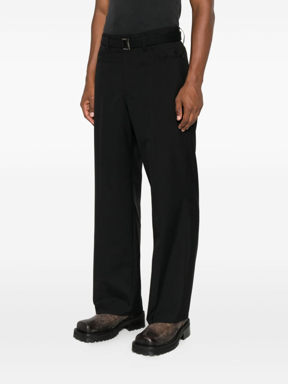 belted trousers - 3