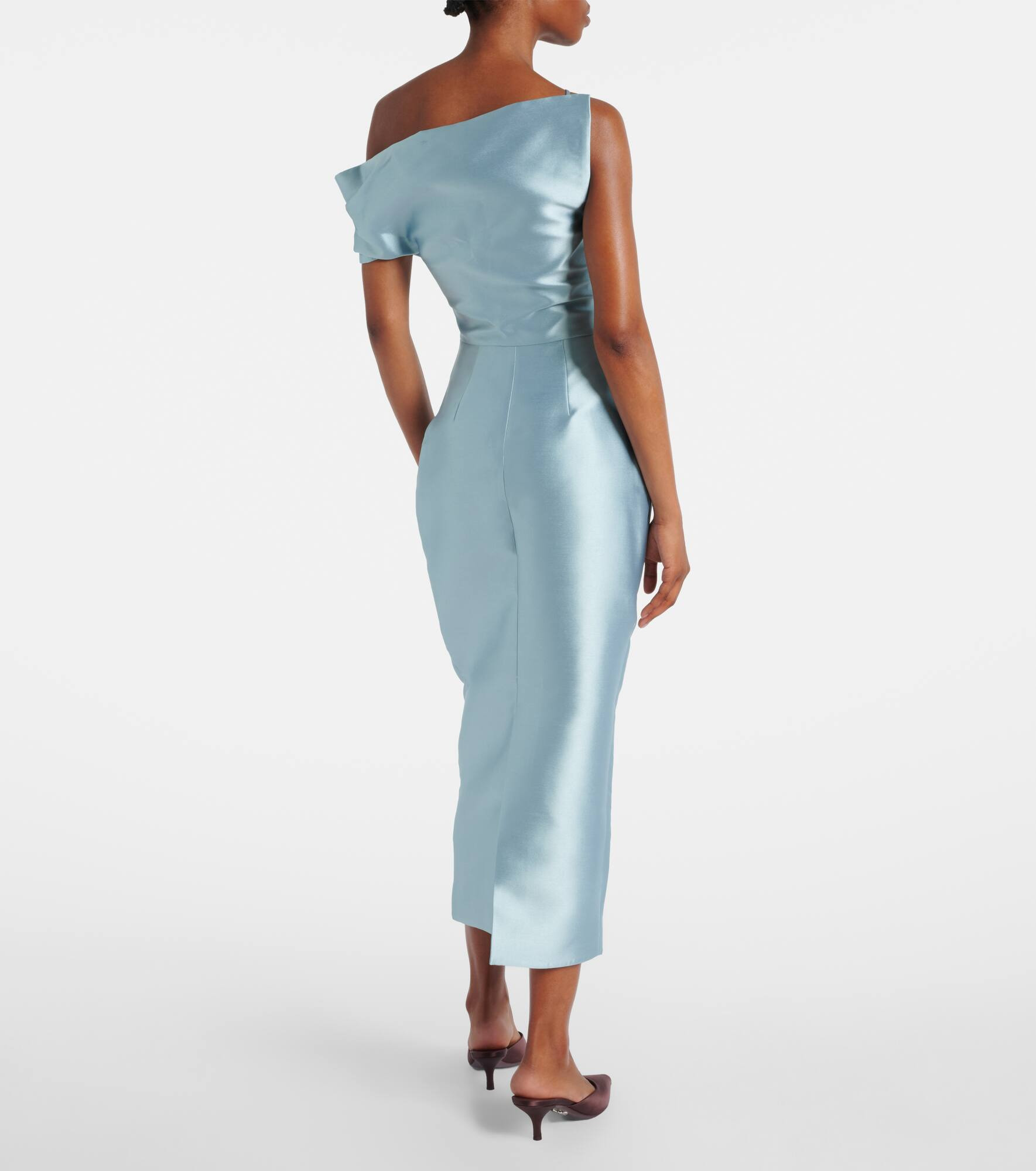 Ellison satin cocktail dress - 3