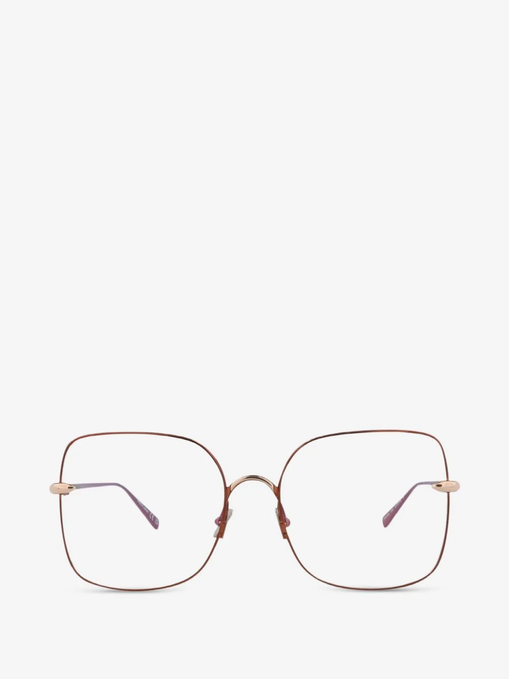 square-frame glasses - 1