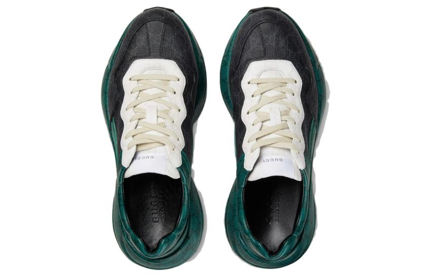 Gucci Rhyton GG Supreme Sneakers 'Green Black White' 746101-FAB4D-1059 - 5