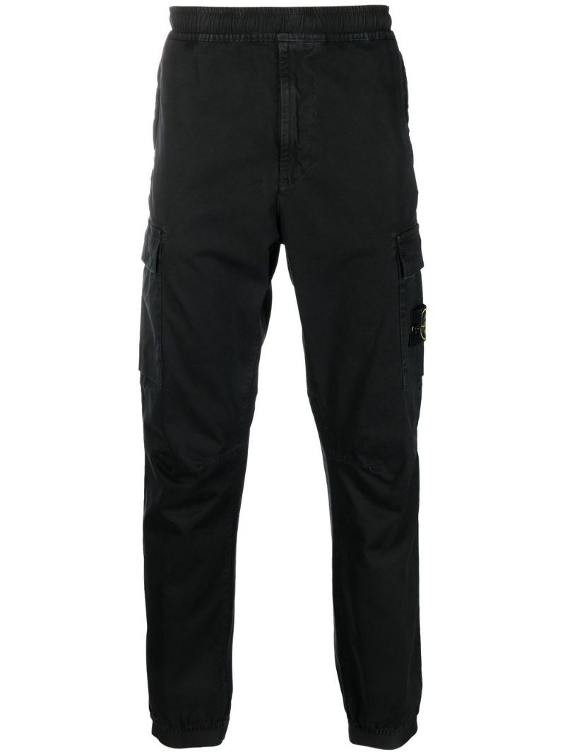 Compass-patch cargo trousers - 1