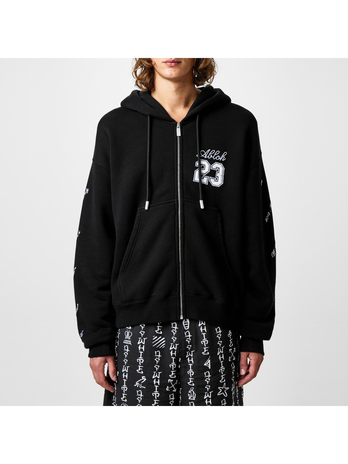 【OFF-WHITE】OFF 23 ZIP OTH Off-White 23 LOGO SKATE ZIP HOODIE | cruisefashion | REVERSIBLE