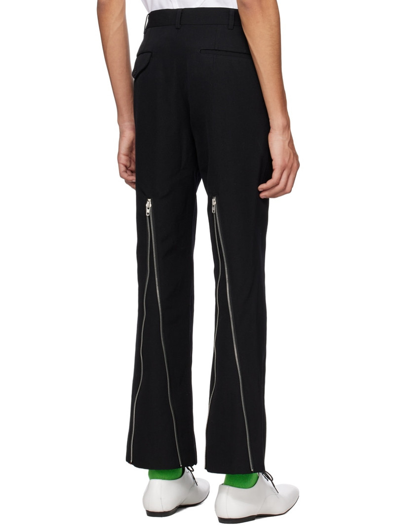 Black Zip Trousers 3