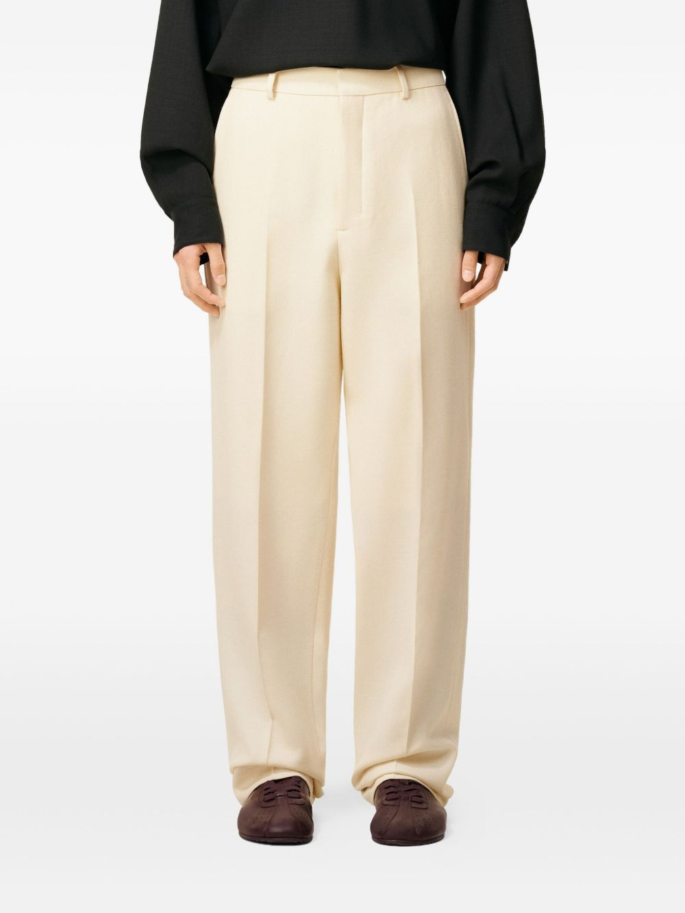 pleated wool trousers - 5