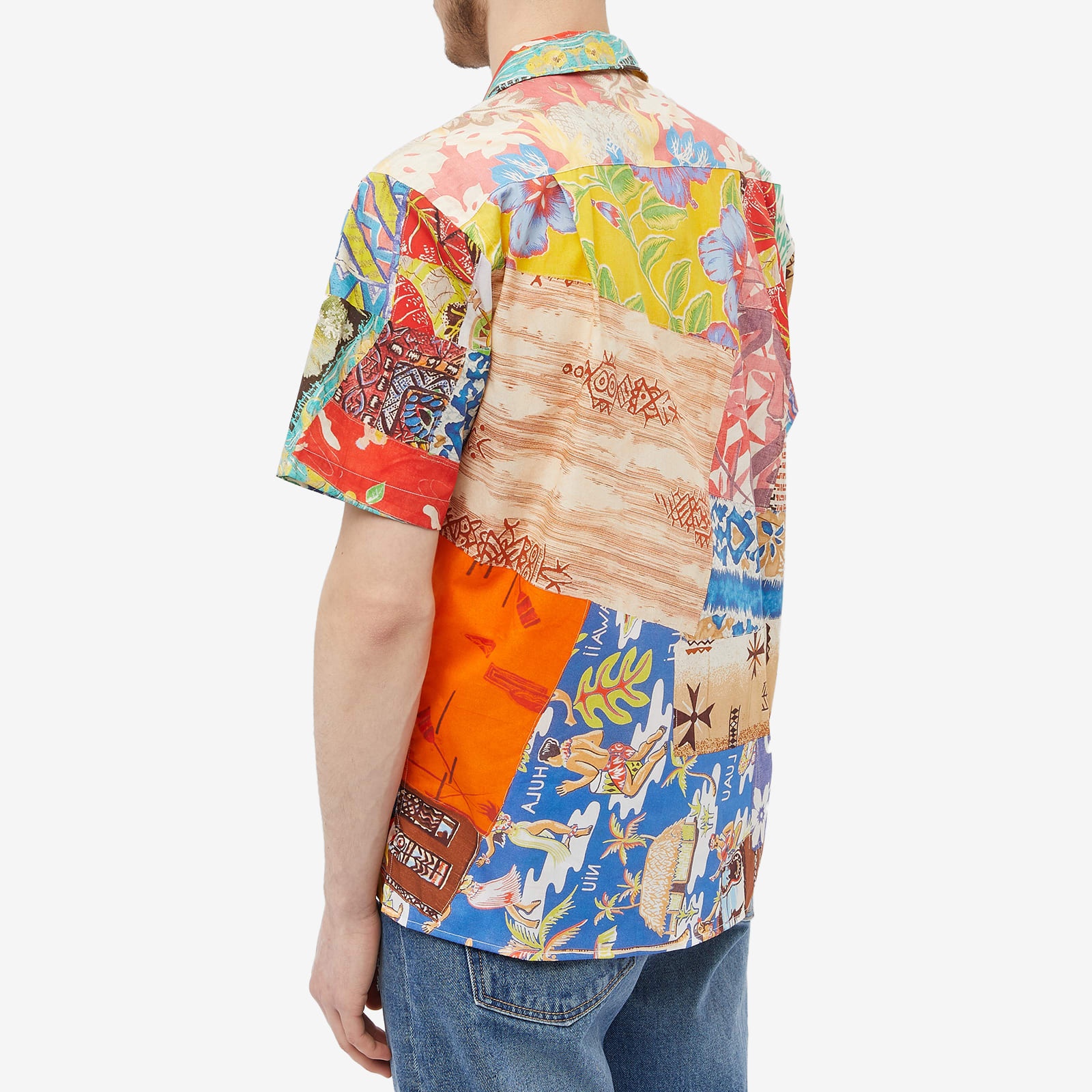 Gitman Vintage Aloha Quilt Print Camp Collar Shirt - 3
