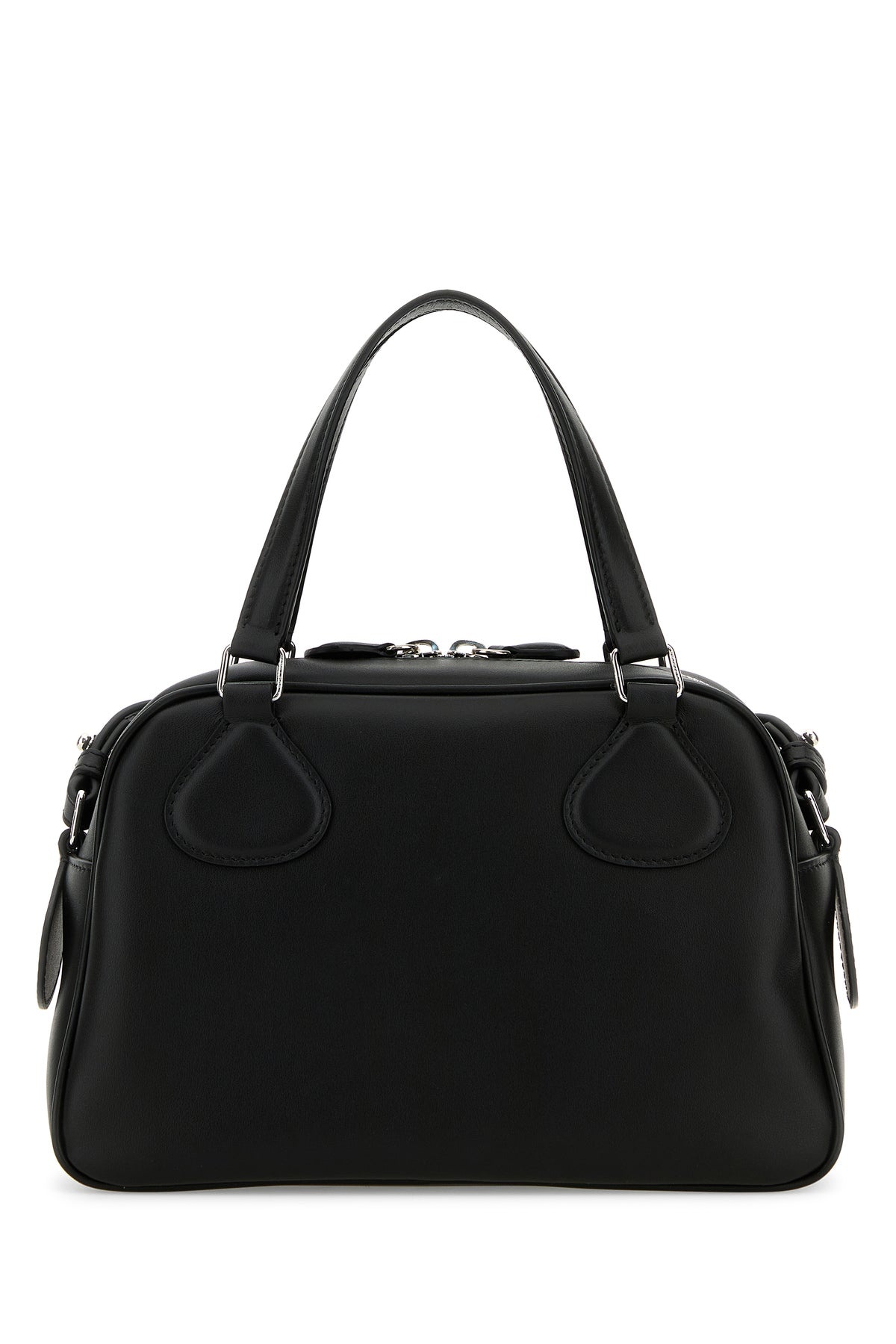 Black leather Reedition handbag - 3
