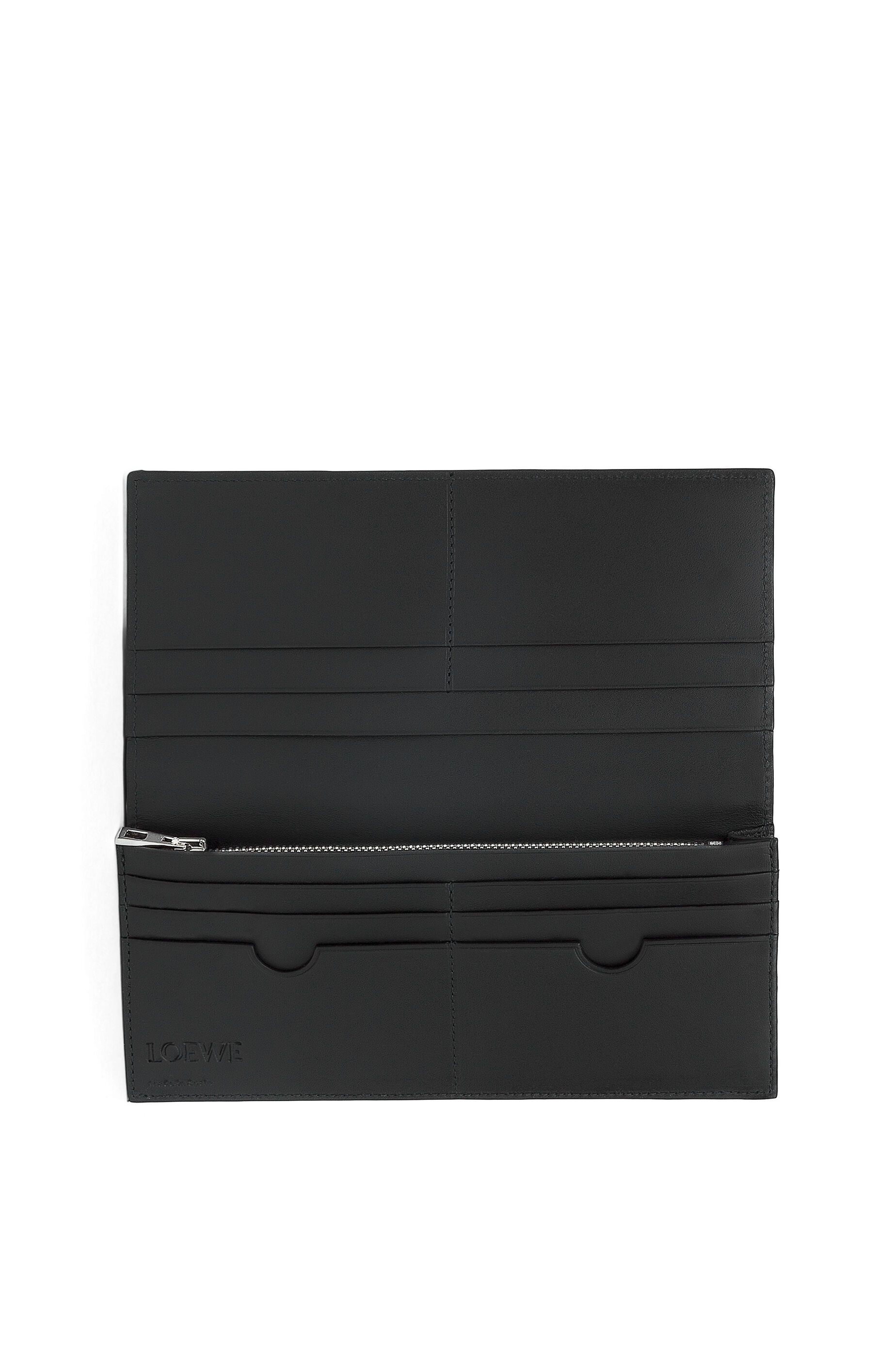 Long horizontal wallet in calfskin - 5