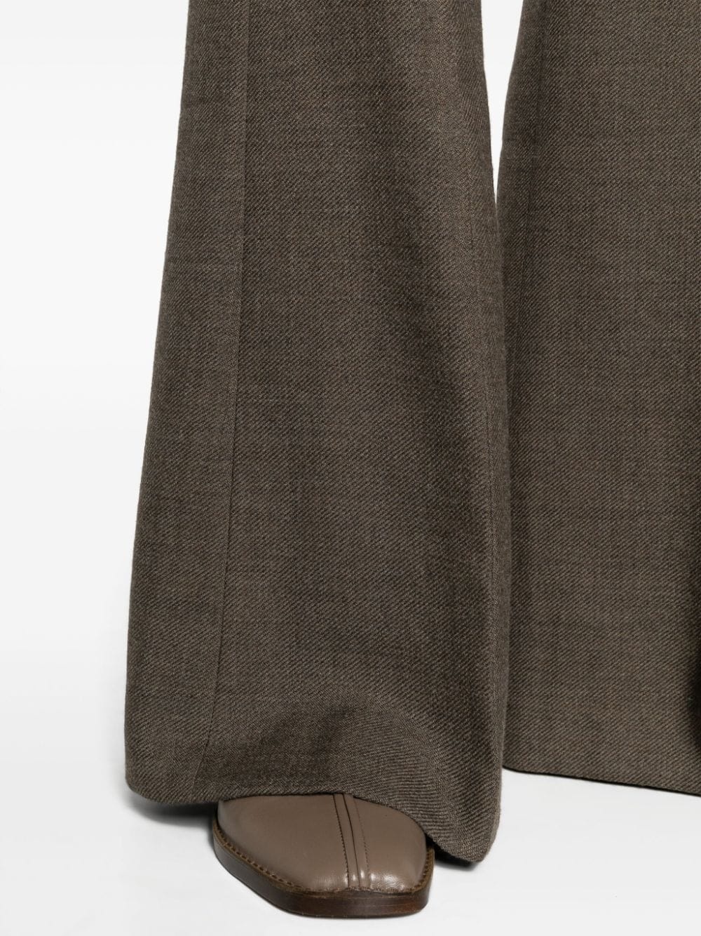 high-rise flared trousers - 5