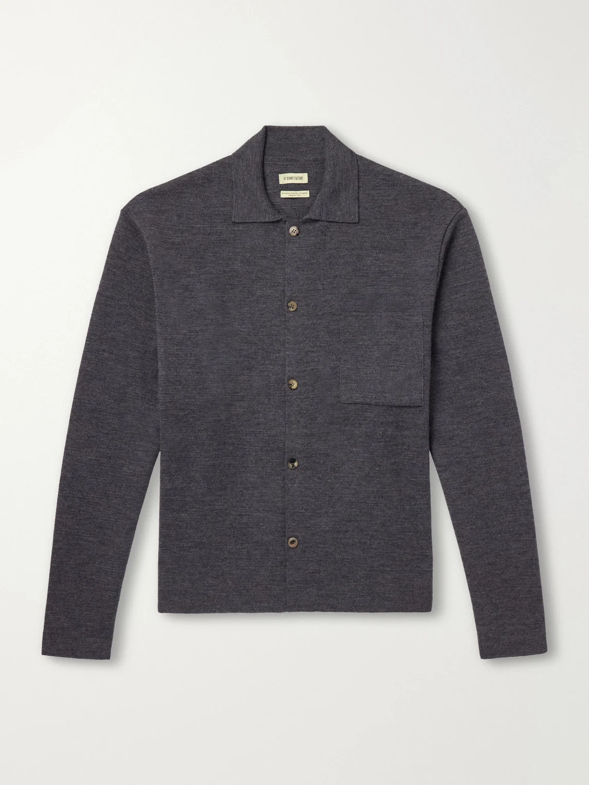 Milano Stitch Merino Wool Cardigan - 1
