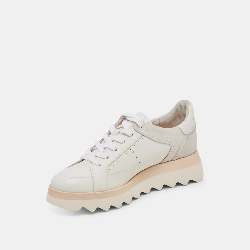 JORGIE SNEAKERS WHITE LEATHER 8