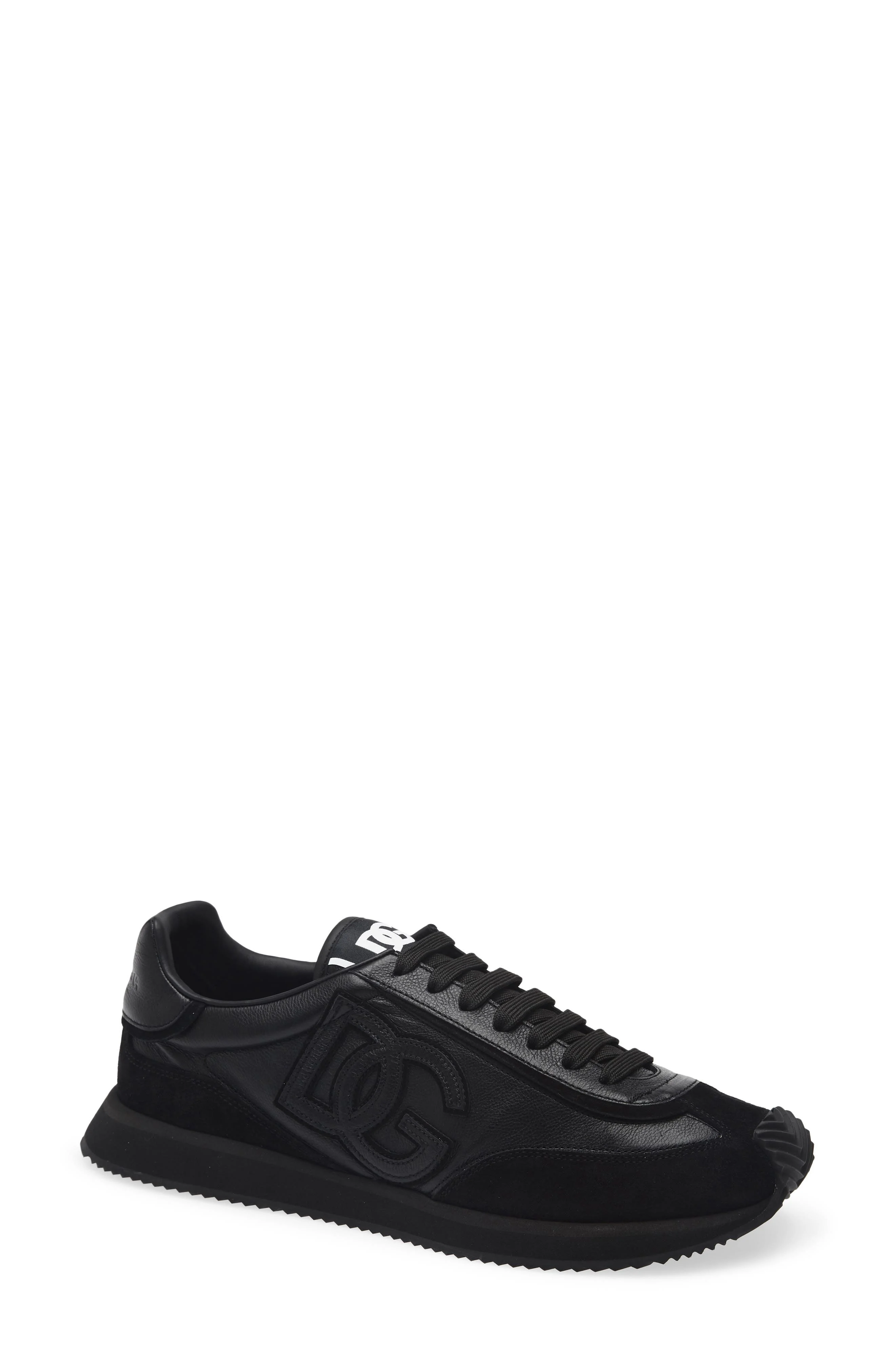 Dolce&Gabbana DG Cushion Sneaker in Nero/Nero at Nordstrom - 1