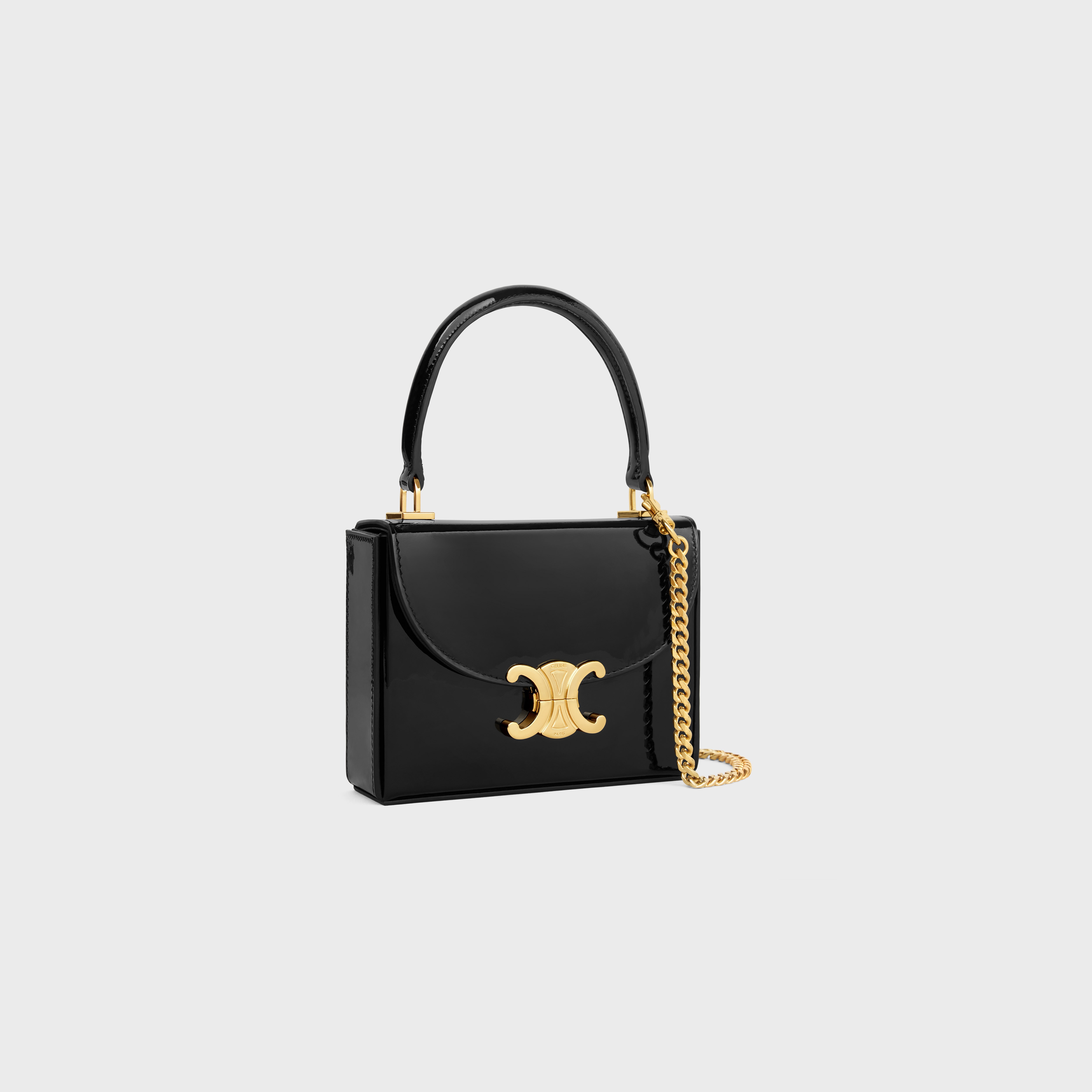 SMALL BOX BLANDINE in PATENT CALFSKIN - 2