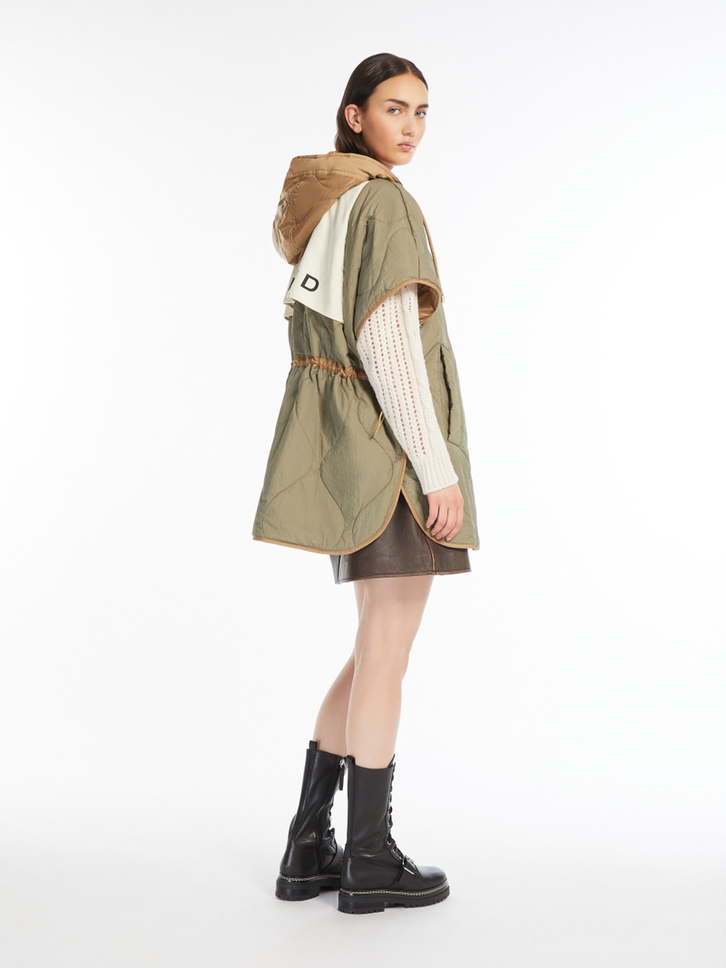 WEEKEND Max Mara EGEMONE Water-repellent reversible canvas cape outlook