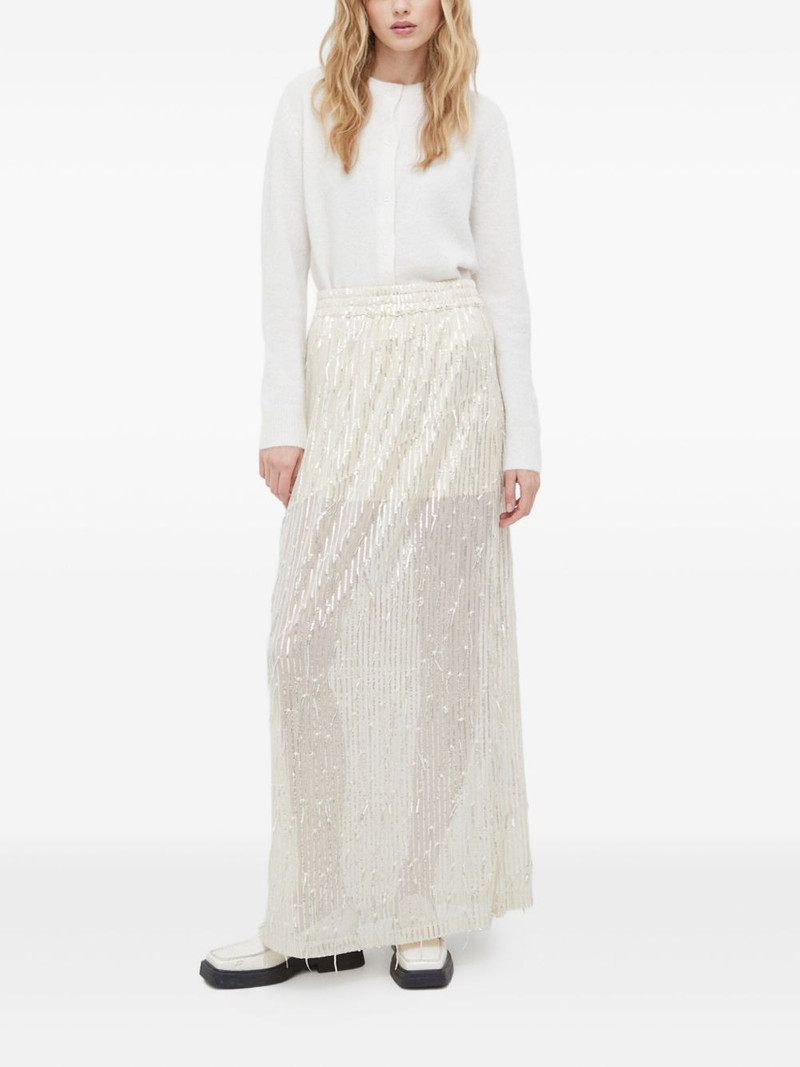 HERSKIND sequin-embellishment maxi skirt outlook