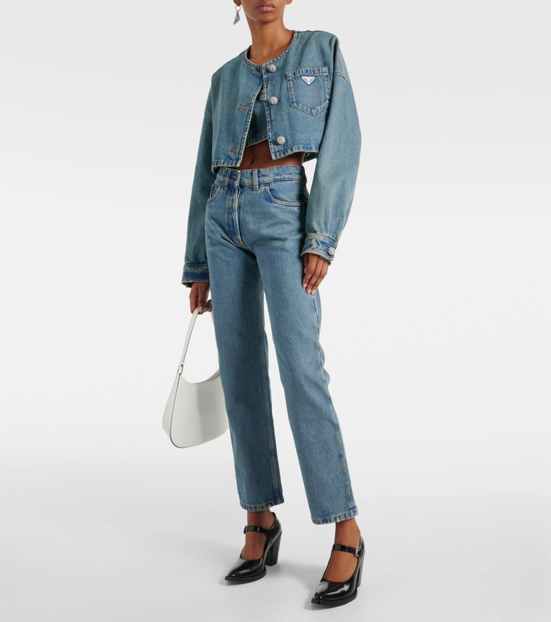 Prada Mid-rise straight jeans outlook