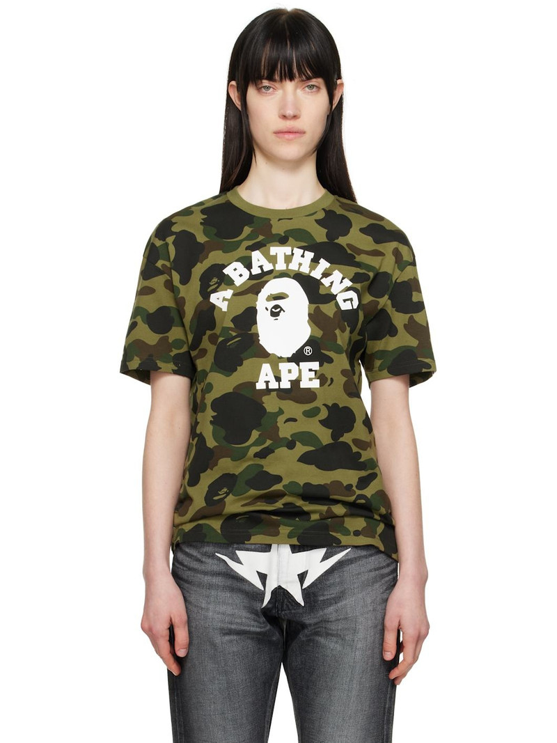 Green 1st Camo College Oversized T-shirt 1