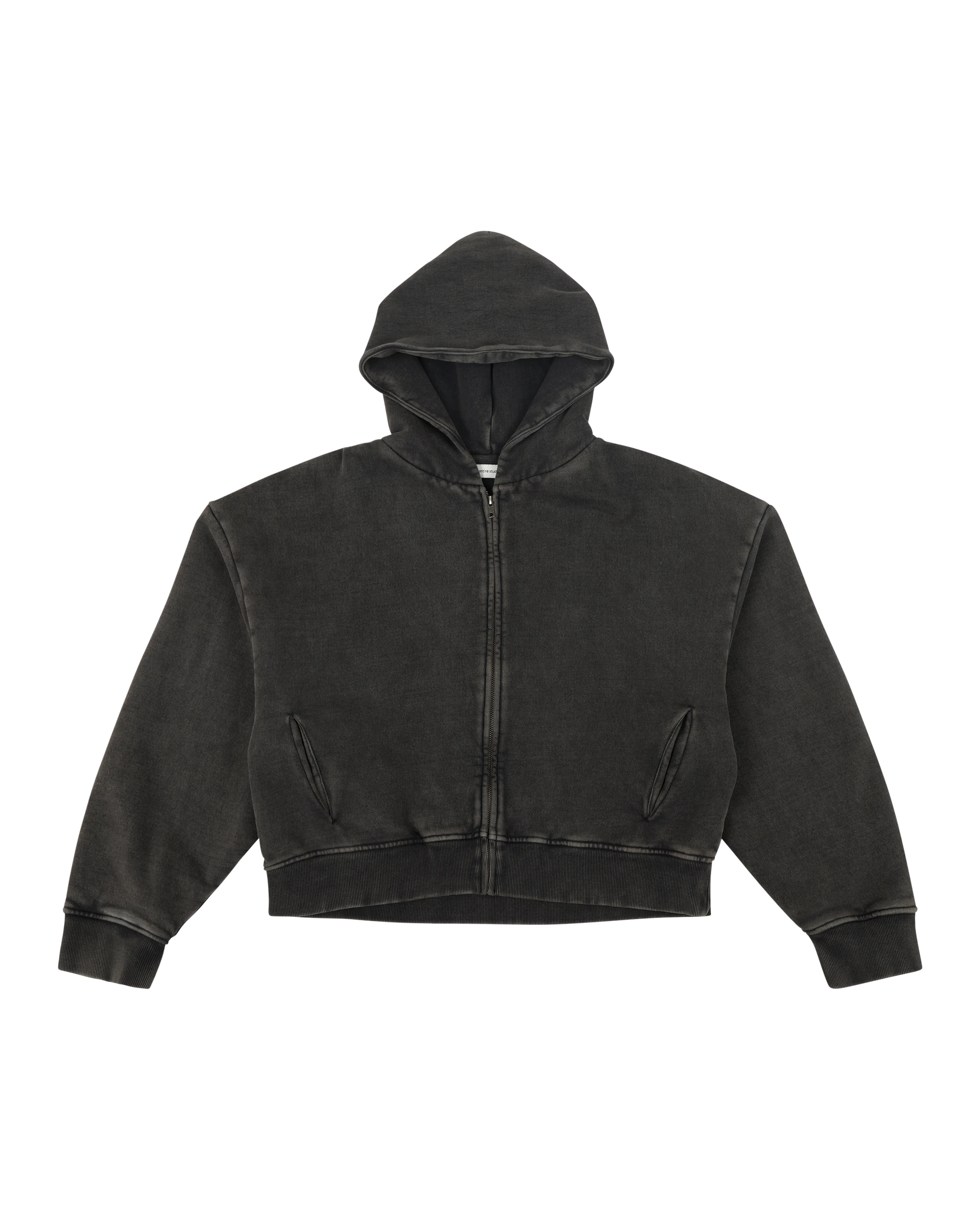 THERMAL HOOD WASHED BLACK - 4