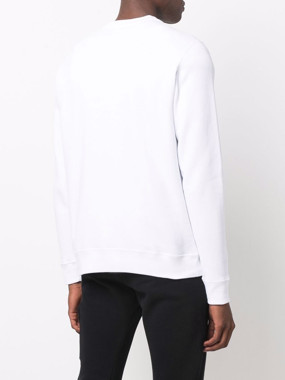 logo-print organic cotton sweatshirt - 4