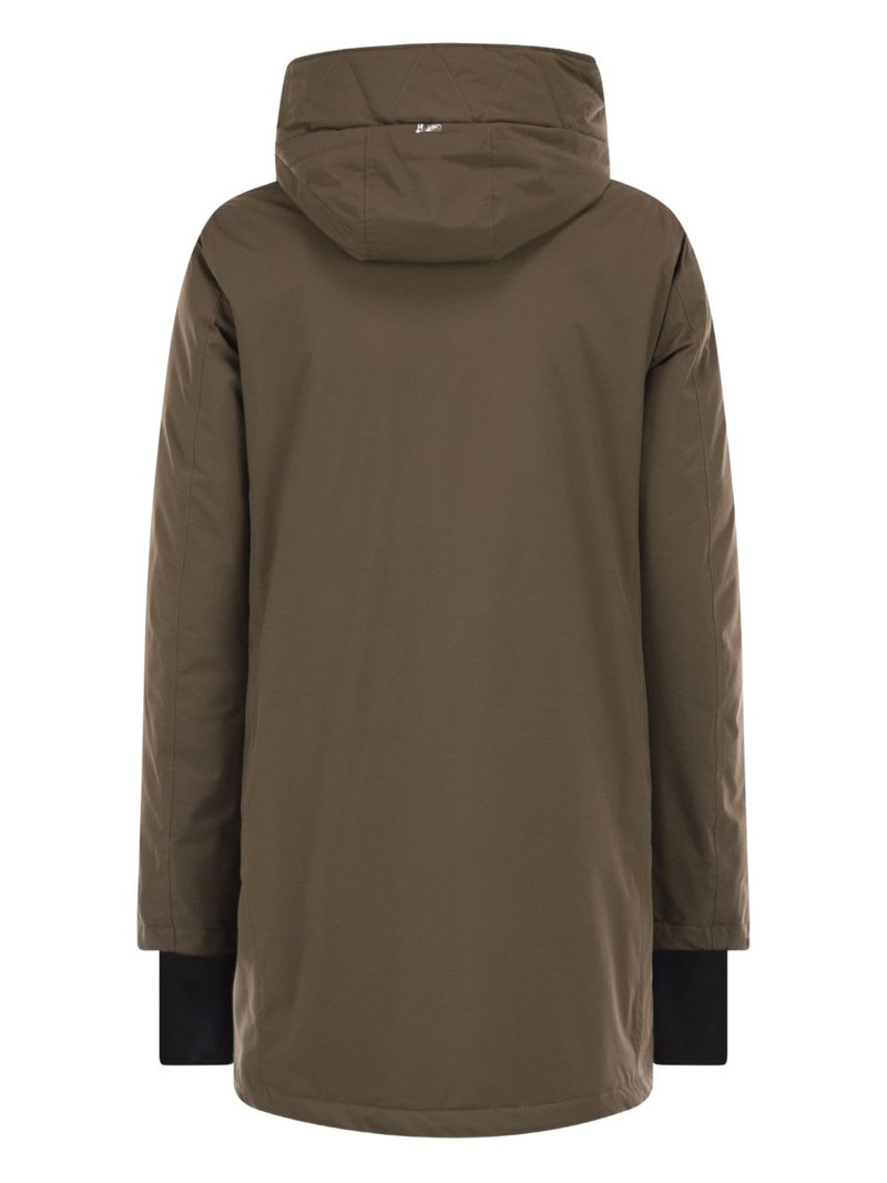 Herno hooded-neck padded jacket outlook