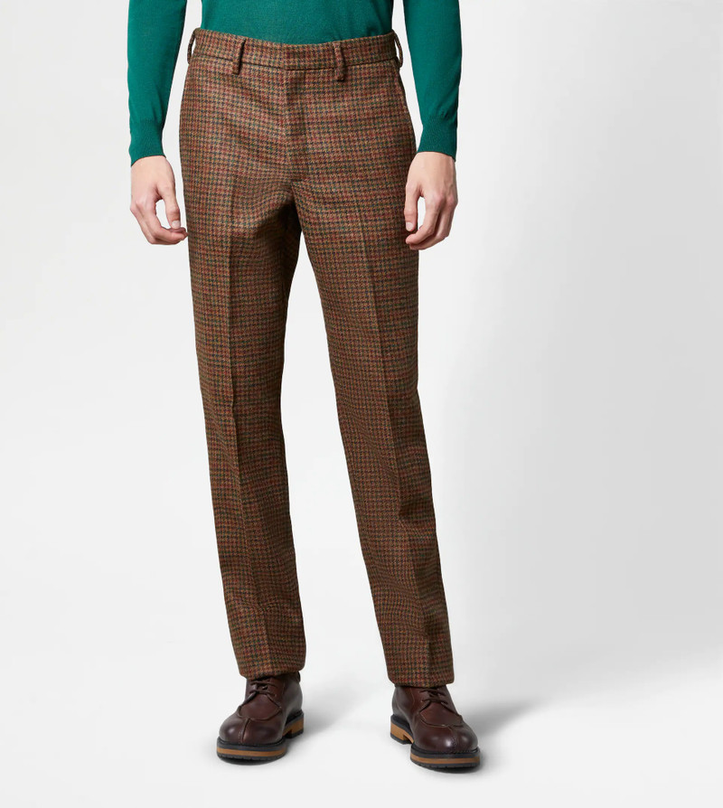 CLASSIC SHETLAND TROUSERS - BROWN, RED 7