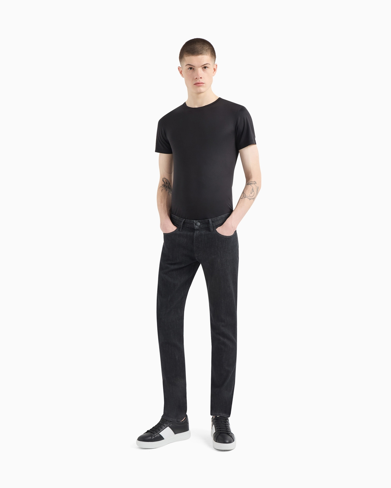 J06 Slim-fit, twill-melange jeans in 10 oz comfort denim - 2
