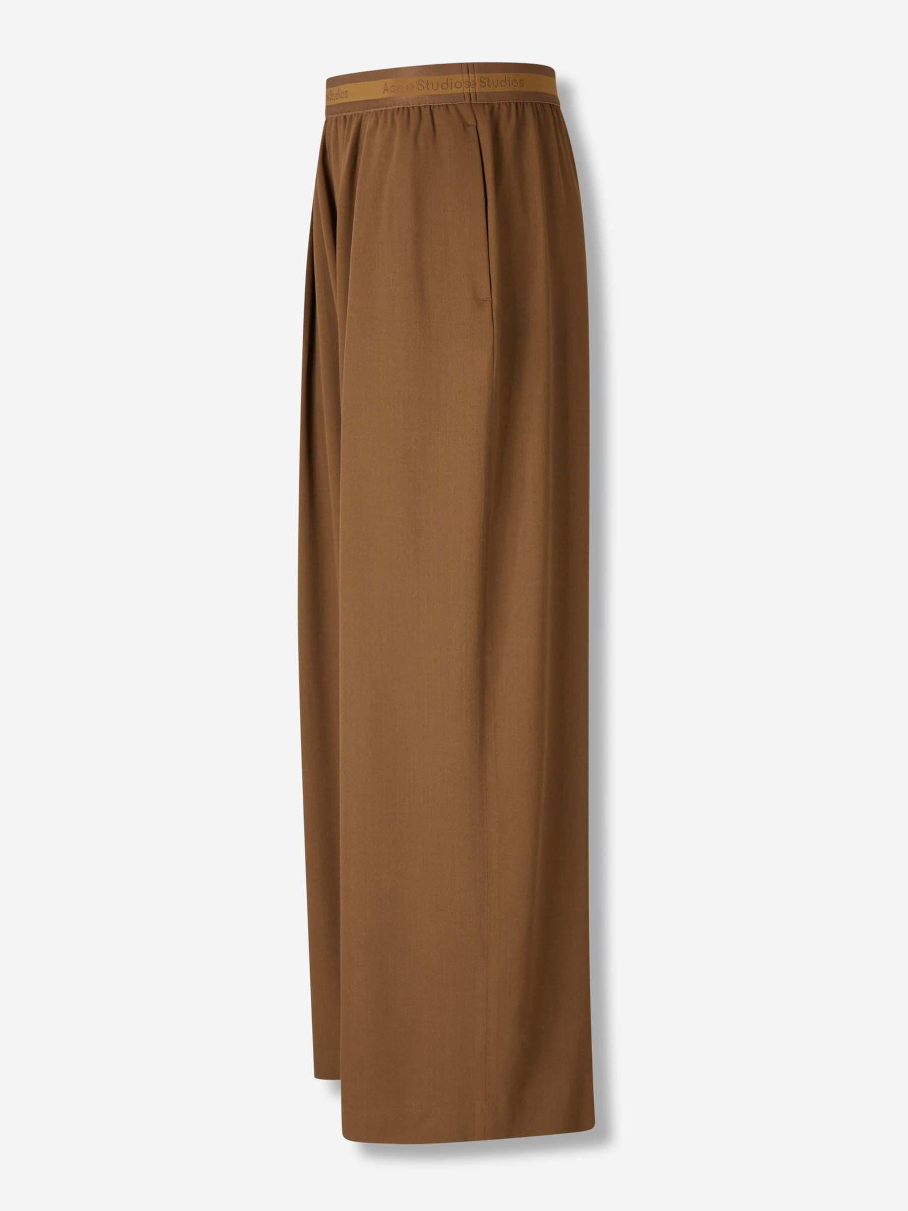 WIDE WOOL TROUSERS - 2