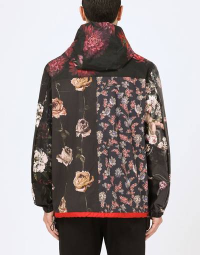 Dolce & Gabbana Cotton patchwork jacket with hood outlook