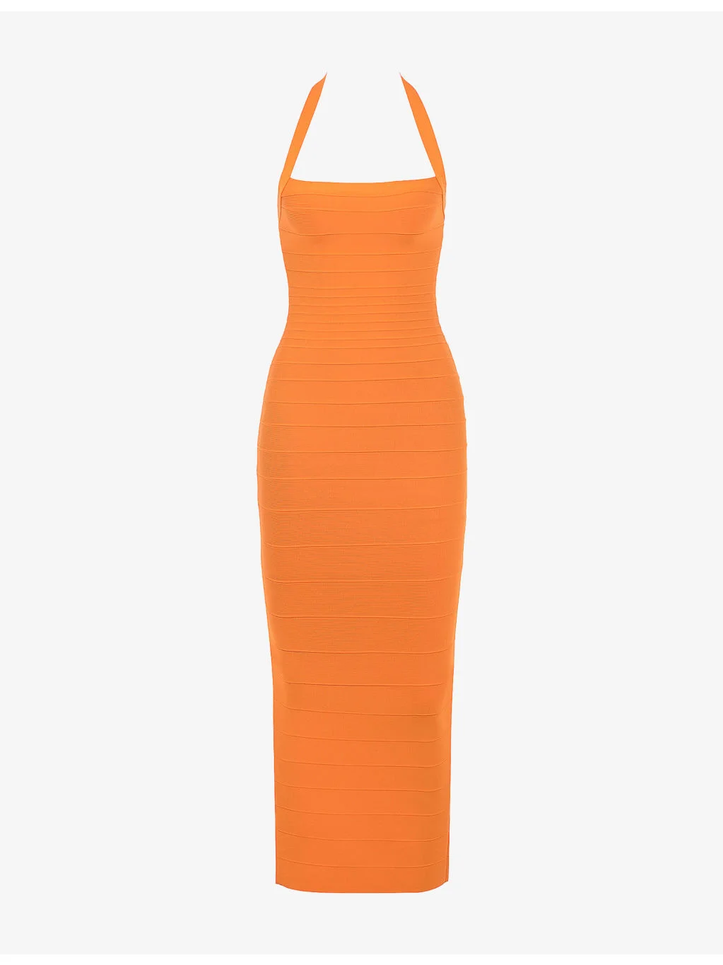 The Silhouette Halterneck Woven Maxi Dress - 1